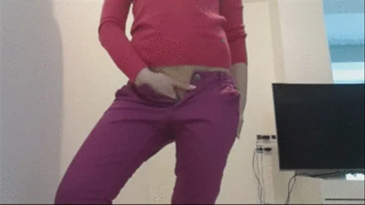 Pink Wet Jeans