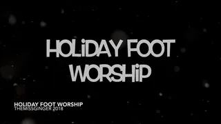 Holiday Foot Worship