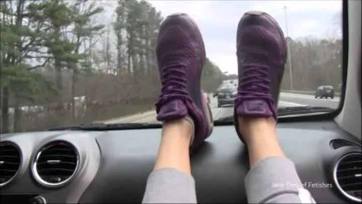 Uber driver is grossed out by my stinky sneakers