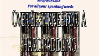 Over Sissy Knee For A Hard Paddling