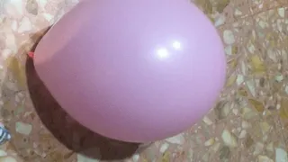 Popping balloons with high heels