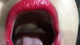 Yawning and uvula