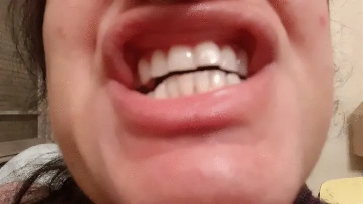 GUMS, VEINY TONGUE AND TEETH