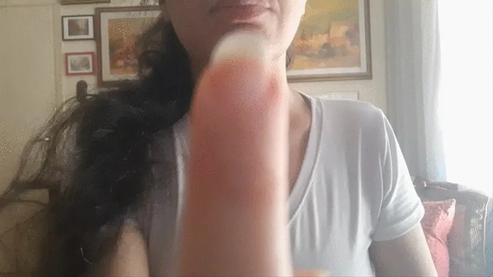 SENSUAL FINGER AND HAND LICKING