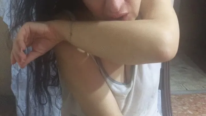 ARM SUCKING AND LICKING