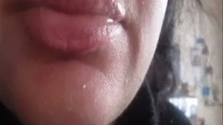 FOODGASM: Sucking and licking a banana with cream