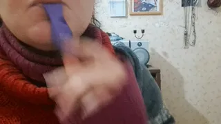 BLOWING BALLOONS AND POPPING WITH NEEDLE