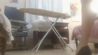 SEXY IRONING SHOWING ASS
