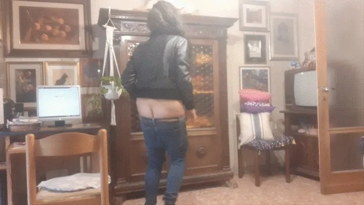 LOOKING THROUGH THE BOOKCASE SHOWING ASS