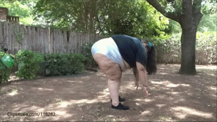 Ssbbw Exercise Struggle