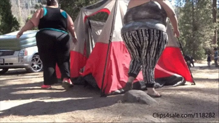 2 Fatties Vs. Tent