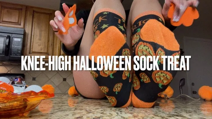 Knee High Halloween Sock Treat
