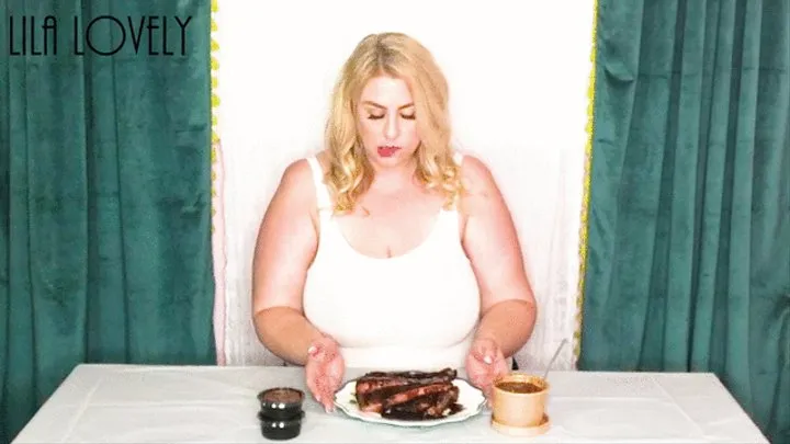 BBW eats BBQ