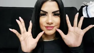 HAND ON MOUTH SHARP NAILS - VOL#61 - NEW TOP GIRL CYNDY RODRIGUES - NEW MF JULY 2019 - CLIP 1 - never published