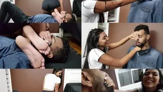 HANDS BOY PLAYING WITH THE OBEDIENT SLAVE - VOL #13 - GIANT ISABELA PAES - NEW MF AUG 2018 - never published - CLIP 4