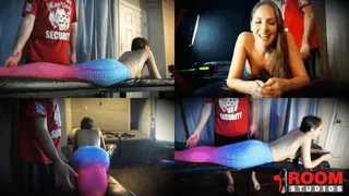 Mermaid Wedgie 4 View with Rachel Adams