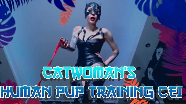 Catwoman's Human pup training