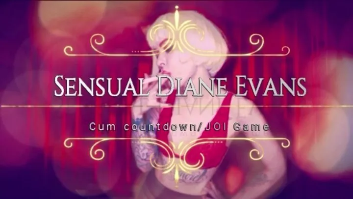 Sensual Diane Evans: Drink and smoke JOI Game