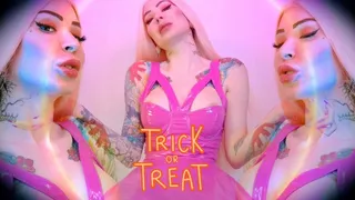 Trick or treat fat fuck!