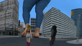 Giantess City Part 1 - VIRTUAL REALITY 3D-360