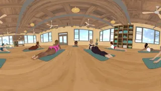 Micro-Spies in Yoga Class - VIRTUAL REALITY 3D-360