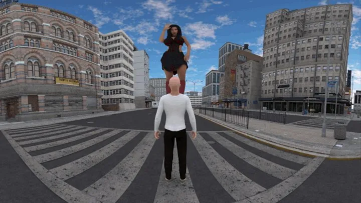 Giantess City Part 3 - VIRTUAL REALITY 3D-360