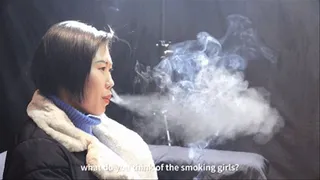 Sexy heavy smoker niuniu's depth long interview2