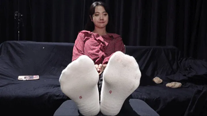 Sexy asia sole Vietnamese model jyiu`s sock and foot