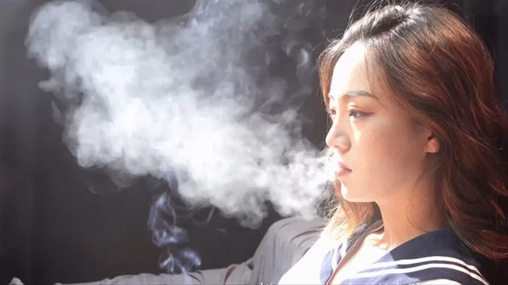 Asia smoking girl sisi‘s new interview3