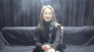 Sexy heavy smoker xiaoxli's depth long interview1