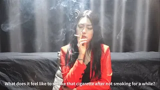 Sexy heavy smoker chenchen's depth long interview1