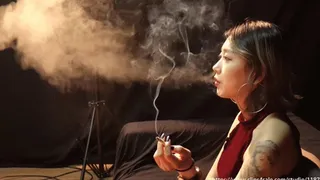 Sexy heavy smoker Qiuqiu`s depth long interview2