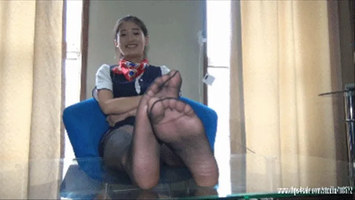 Beautiful Girl asia NO38 Stinky sock foot