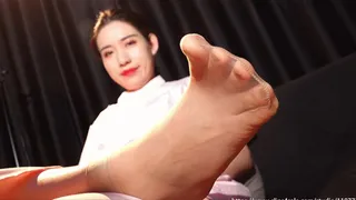 Beautiful Girl asia NO51 Stinky sock foot