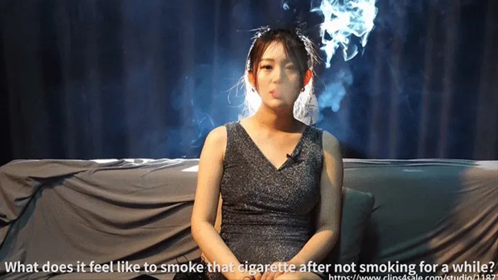 asia Chimney Heavy smoking girl Huniu‘s interview part1