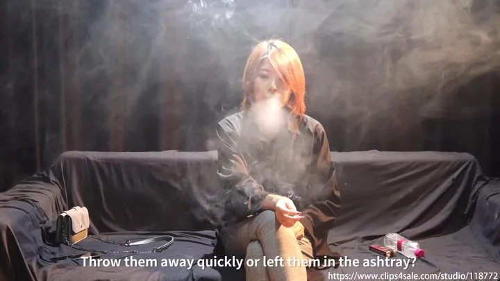 Sexy heavy smoker yiyu's depth long interview