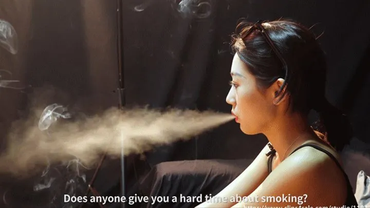 Sexy heavy smoker gyuan's depth long interview