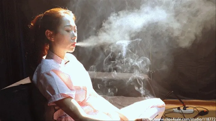 asia Chimney Heavy smoking girl Tongtong‘s interview part8