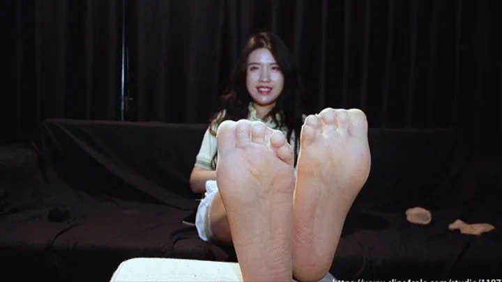 Beautiful Girl asia NO147 Stinky sex foot sock