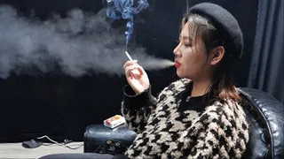 New Sexy heavy smoker yimei's smoking interview1