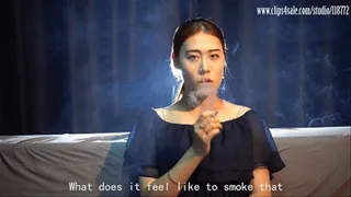 aisa Jiaojiao's smoking interview