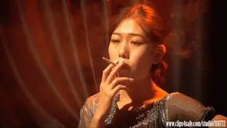 Asian model lulu Smoking machine 2