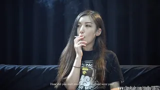 Asia Guoguo's smoking interview