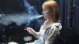 New Sexy heavy meiqi`s smoker interview