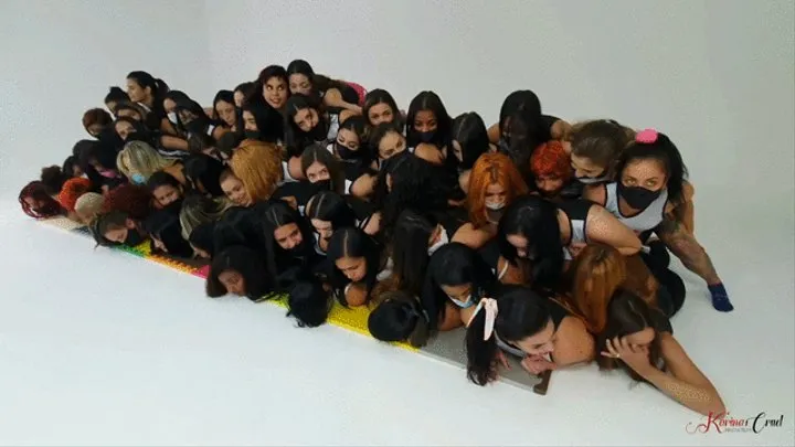 PYRAMID WITH MORE THAN 60 WOMEN THE NEW RECORD - NEW KC 2021 - CLIP 2