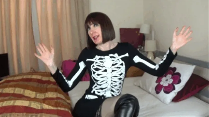 Ruined Orgasm JOI Jerk Off Instruction Sexy Skeleton in Thigh High PVC Boots