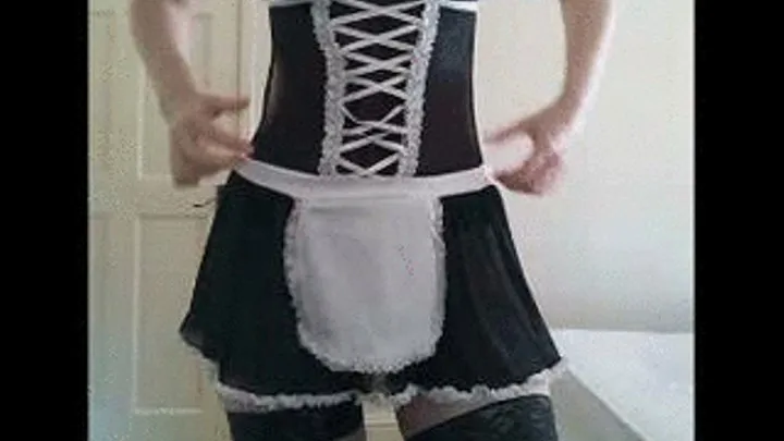 French Maid Outfit Strip Tease Fetish