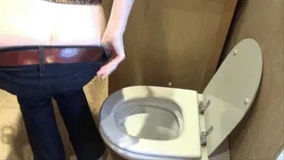 Double Toilet Plop Fun! 2 Clips In One, Pee, Farts & Lots Of Brownies - Toilet Fetish