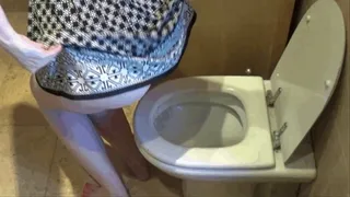 Lots of Loud Plops, Brownies & Pee in My Dress - Toilet Fetish