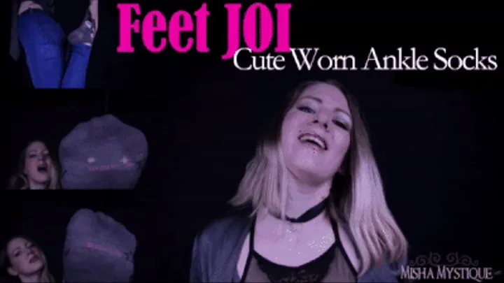 Feet JOI: Cute Worn Ankle Socks